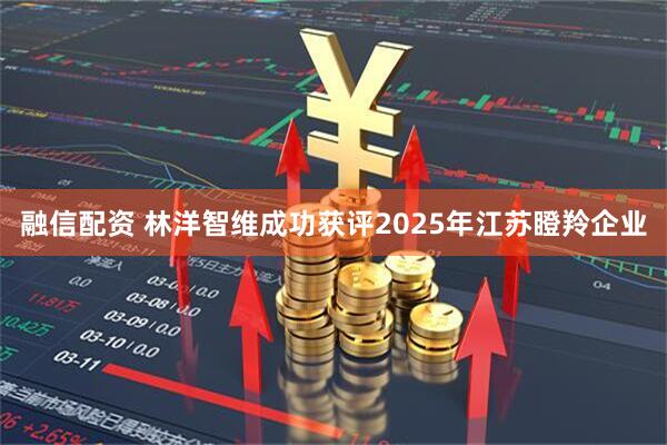 融信配资 林洋智维成功获评2025年江苏瞪羚企业